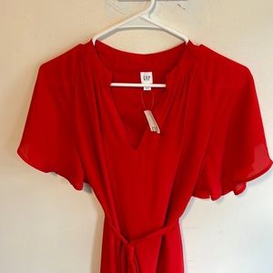 NWT red dress from Gap.. Size XS…SF home Dog friendly..
